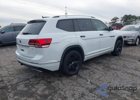 2019 Volkswagen Atlas 3.6L V6 Sel R-Line из США, поврежденный, VIN 1V2SR2CA2KC588692